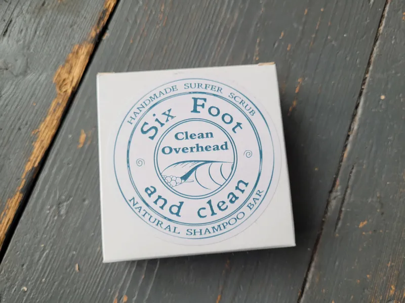 Six Foot and Clean - Clean Overhead Shampoo bar 